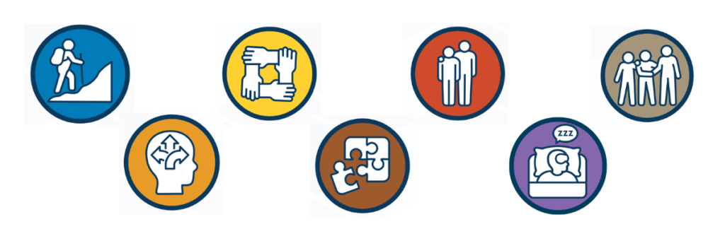 Key Developmental Needs of Adolescence Icons